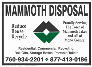 Reduce Reuse Recycle Mammoth Lakes Disposal